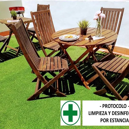 Large Apartment With Large And Sunny Terrace - Garden , Alicante Center-3