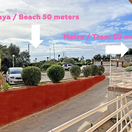 A 100 metros de la playa. Parking Gratuito Privado-2