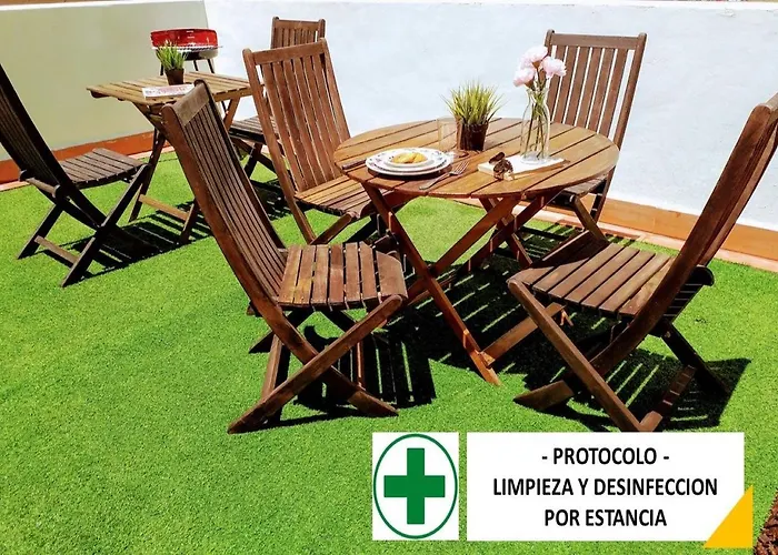 Large Apartment With Large And Sunny Terrace - Garden , Alicante Center