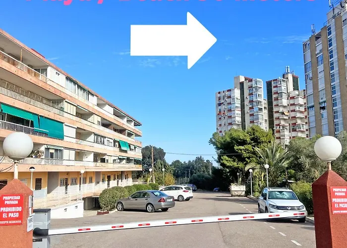 Apartamento A 100m de la playa. 2 hab. A/C Alicante