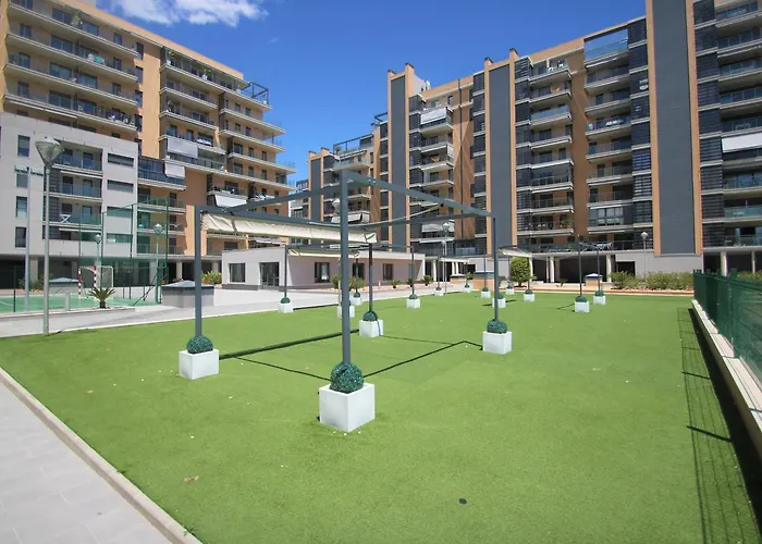 Apartamento CasaTuris Playa, piscina y parking en Residencial San Juan SJ102 Alicante