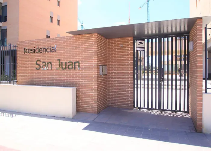 Apartamento CasaTuris Playa, piscina y parking en Residencial San Juan SJ102 Alicante